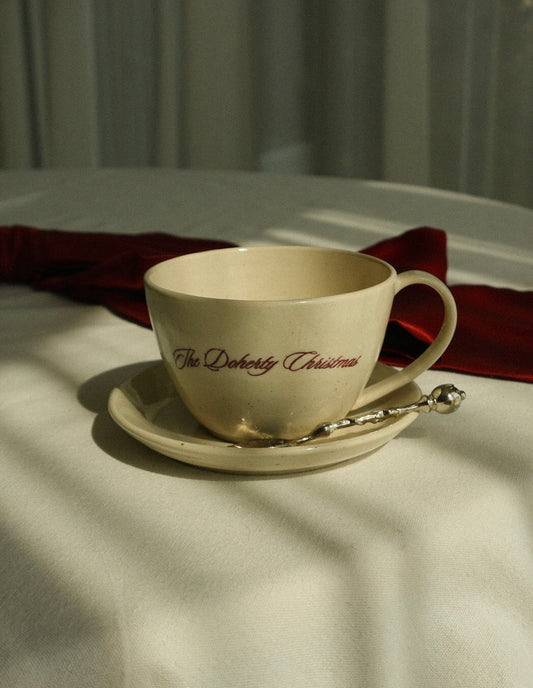 The Christmas Heirloom Mug + Saucer (Pre-Order)