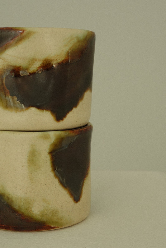 The Wonky Cup in Earthone - Set of 2 (PRE-ORDER ONLY)