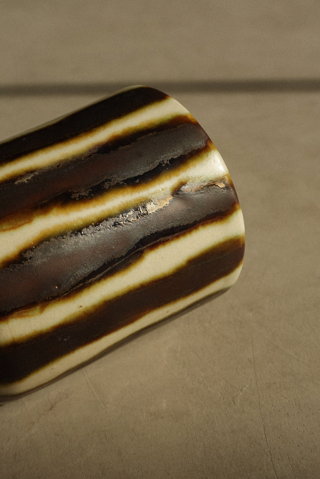 The Tumbler in Striped Earthtone