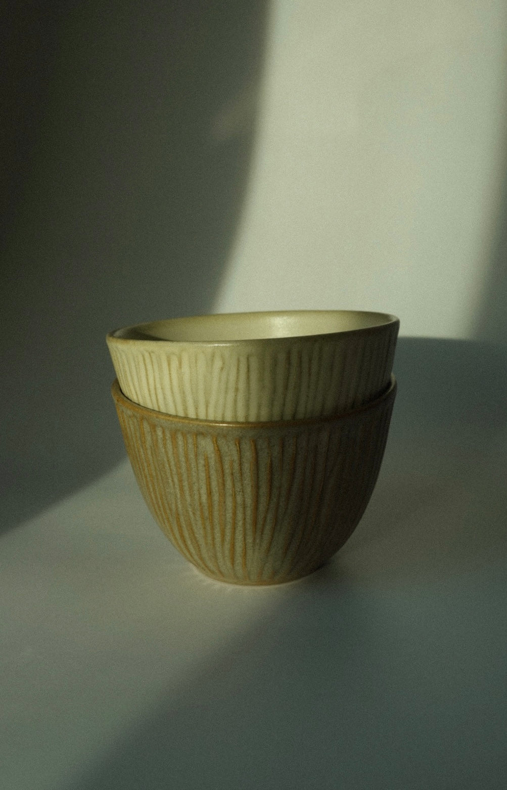 The Carved Bowl Cup in Marl