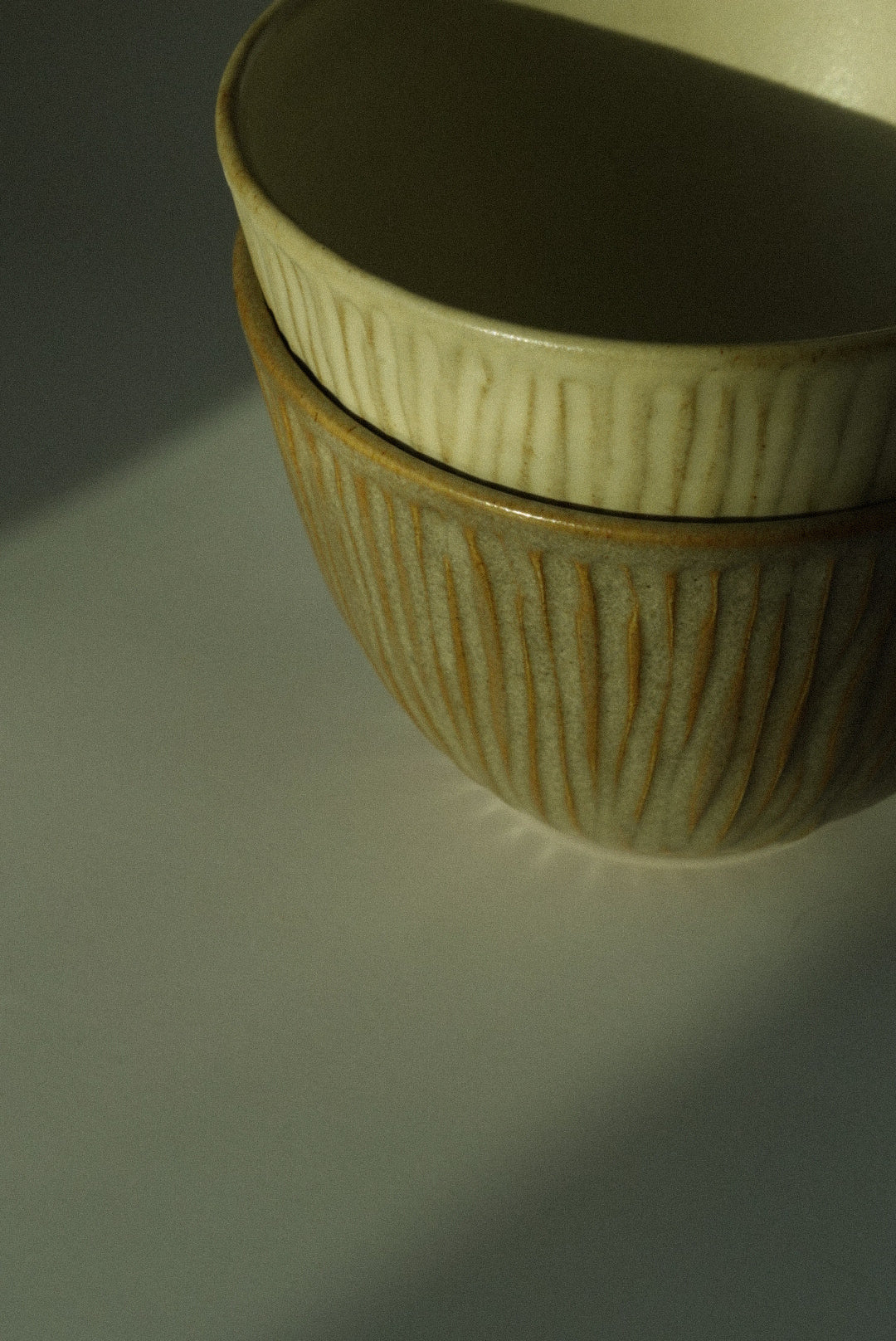 The Carved Bowl Cup in Marl
