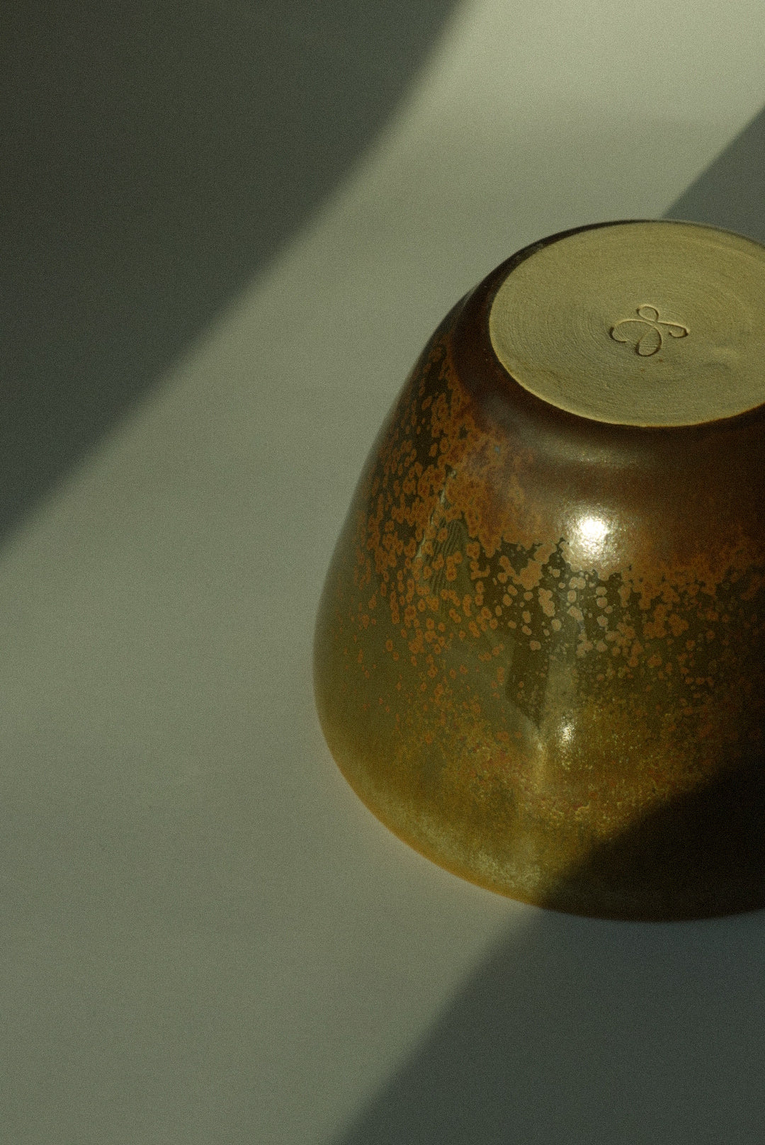 The Bowl Cup in Olive Patina