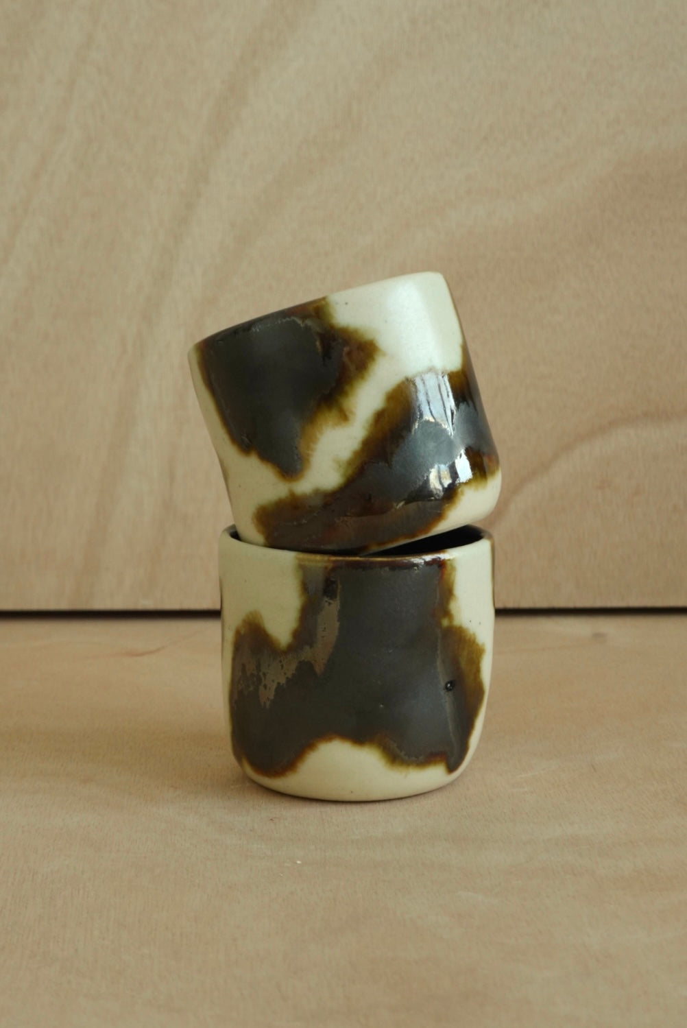 The Wonky Espresso Cup in Earthtone