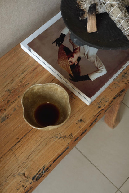 The Petal Bowl Cup in Sandwash