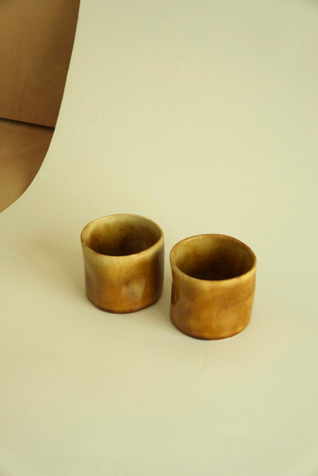 The Large Wonky Cup in Honey