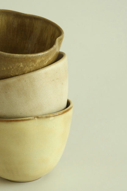 The Petal Bowl Cup in Sandwash