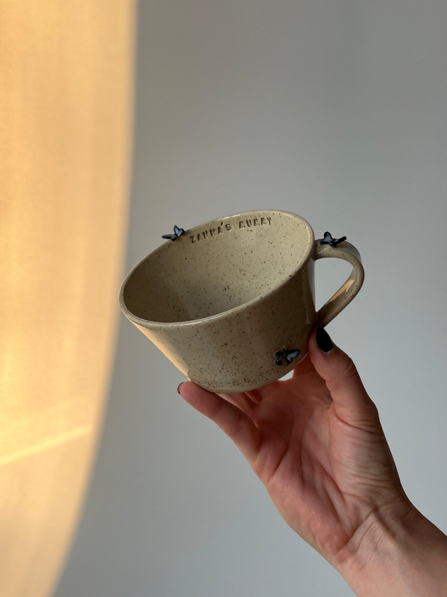 CUSTOM BUTTERFLY MUG