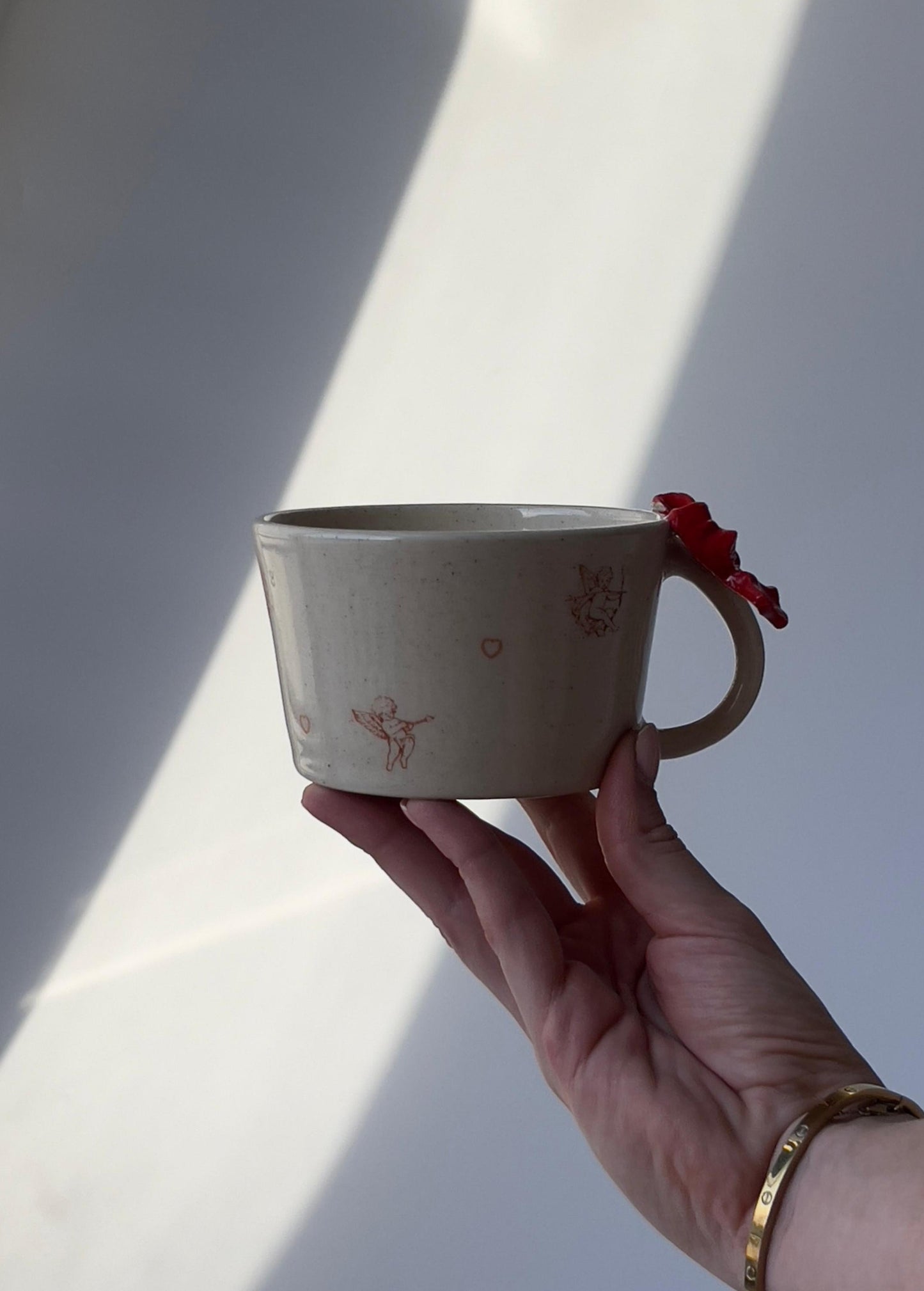 VINTAGE CUPID BOW MUG