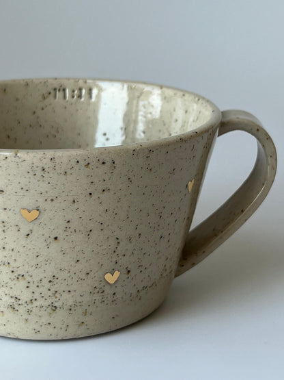 11:11 DAINTY GOLD HEART MUG